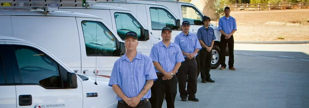 KIC Refrigeration crew ready for Mini Split Repair jobs across Walnut Creek